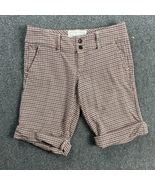 Vintage Abercrombie &amp; Fitch Shorts Women&#39;s 0 Chino Rolled Cuffs 100% Cotton - $34.88 CAD