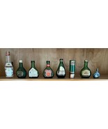 Lot of 8 Armagnac France Vintage Miniature Bottles - Mignonettes - Empty - $36.47