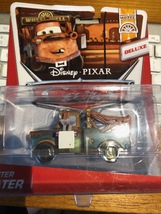  Disney Pixar Car Deluxe Waiter Mater Wheel Well Motel Card Torn Loose c... - $17.99