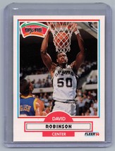 1990-91 Fleer #172 David Robinson Basketball Card Spurs - $1.48