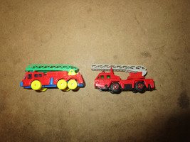 Tomica Tomy 22.43 Fire Truck Maisto Yellow Tire Fire Truck - $7.59