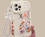 Cute cartoon 3d bear bracelet soft silicone phone case for iphone 13 12 11 14 pro thumb155 crop