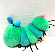 Ikea KLAPPA Musical Pull Out Caterpillar Baby Toy Plush Green 12" - $13.59