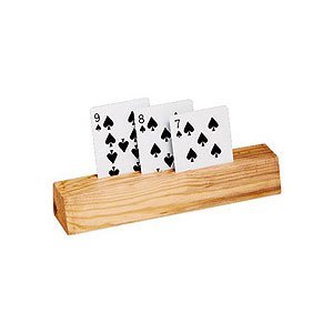 Solid Wood Card Holder - Extra Hand - $9.99