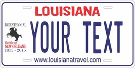 Louisiana 2014 Personalized Tag Vehicle Car Auto License Plate - £13.18 GBP