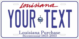 Louisiana 2002-4 Personalized Tag Vehicle Car Auto License Plate - $16.75