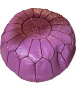 Vintage pink Moroccan pouf- Pink pouf ottoman hassock, Old pink color pouf - $1,898.21 MXN