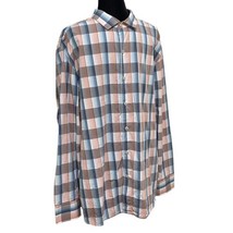 Tommy Bahama Ombré Desert Plaid Button Down Shirt Size XL - £29.02 GBP