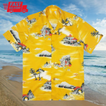Cliff Booth HAWAIIAN Shirt Once Upon A Time In Hollywood Movie Costume Brad Pitt - £8.23 GBP+