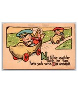 Dutch Comic Automobile Clogs Racing No Feller Can Have You UNP DB Postca... - €3,42 EUR