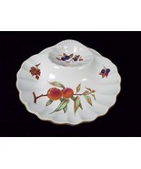 Royal Worcester 11 3/8&quot; 1 Piece Small Shell Crudite Evesham Gold Fine Po... - £39.10 GBP