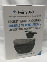 TYLT Twisty 10W 360 Qi Certified Fast Charge Wireless Charge Pad iPhone/Android - £13.33 GBP