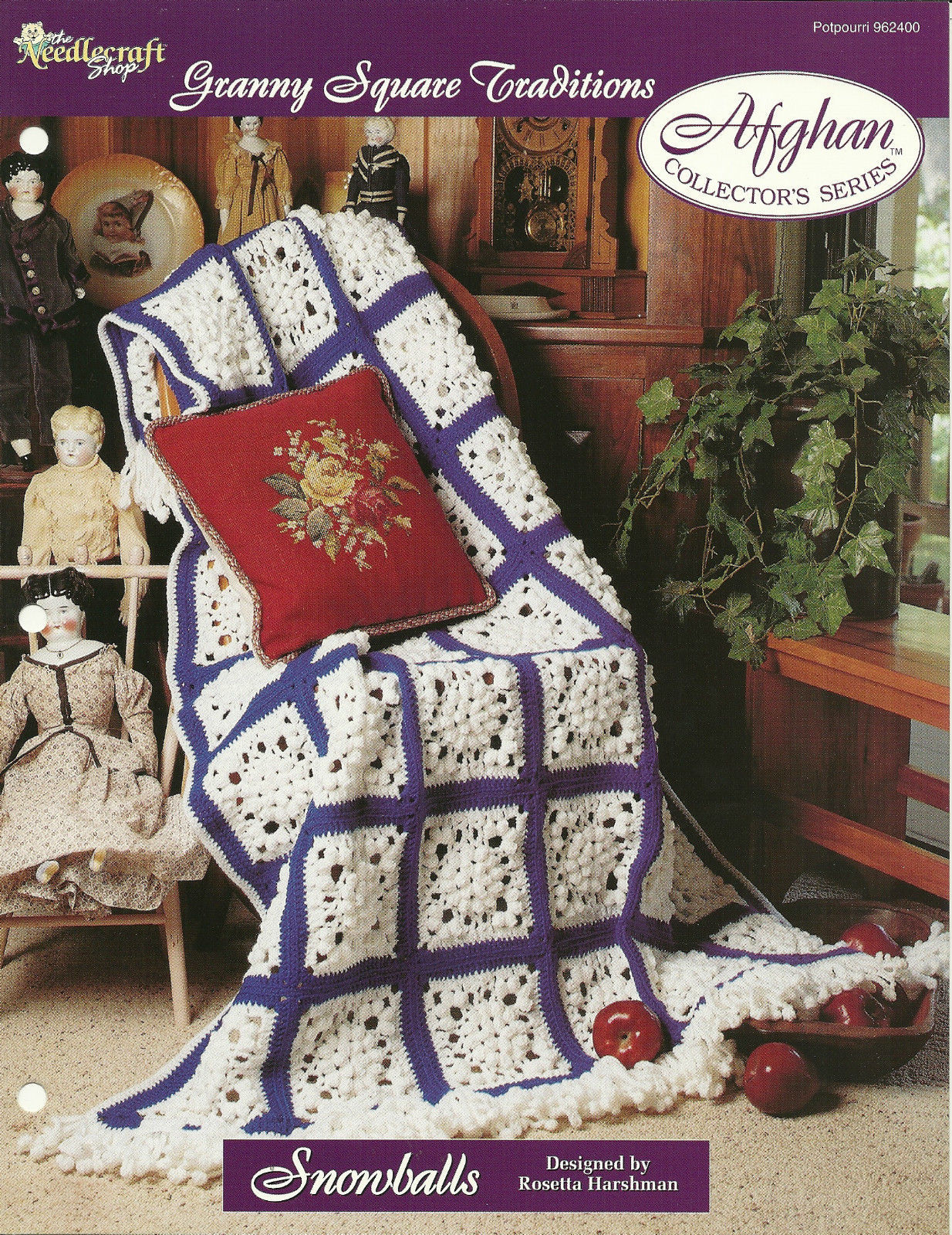 Primary image for Needlecraft Shop Crochet Pattern 962400 Snowballs Afghan Collectors Series