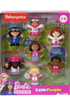 FISHER-PRICE Barbie You Can Be Anything Little People 7 Figures Pack - £17.17 GBP