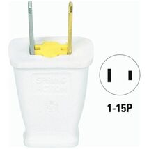 Cooper Wiring SA540W Polarized Plug - $6.55