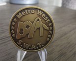 Vintage Metro West SWAT St Louis MI Challenge Coin #536U - $48.50
