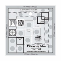 Creative Grids 4in Curvy Log Cabin Trim Tool - CGRJAW6MINI - £25.96 GBP