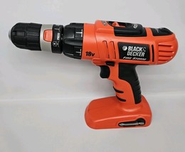 EUC Black &amp; Decker 18V Fire Storm Cordless Drill Removable Chuck FSD182 ... - $36.55 CAD