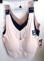 3X Nautica No Show Lounge Bra Active Athletic Removable Pads Size 1X  SALE - $44.54