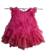 Place Tulle Layered Ruffle Tutu Pink Dress Size 0 - 3M - $14.85