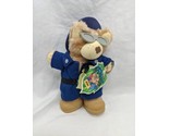 Vintage 1988 Furskins Jedgar Sheriff Stuffed Animal Bear 7&quot; With Tag - £20.12 GBP