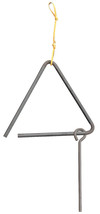 STEEL DINNER BELL 12 inch Chuck Wagon Triangle Amish Handforged in USA - £34.60 GBP