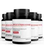 5 Pack Phenterdrine, fórmula termogénica para quemar grasa-60 Cápsulas x5 - £120.40 GBP