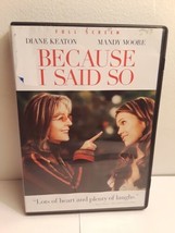 Because I Said So (DVD, 2007, Full Frame) Ex-Library Diane Keaton - £4.08 GBP
