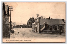 Church and Public Hall Ffestiniog Wales DB Postcard Z3 - £3.66 GBP