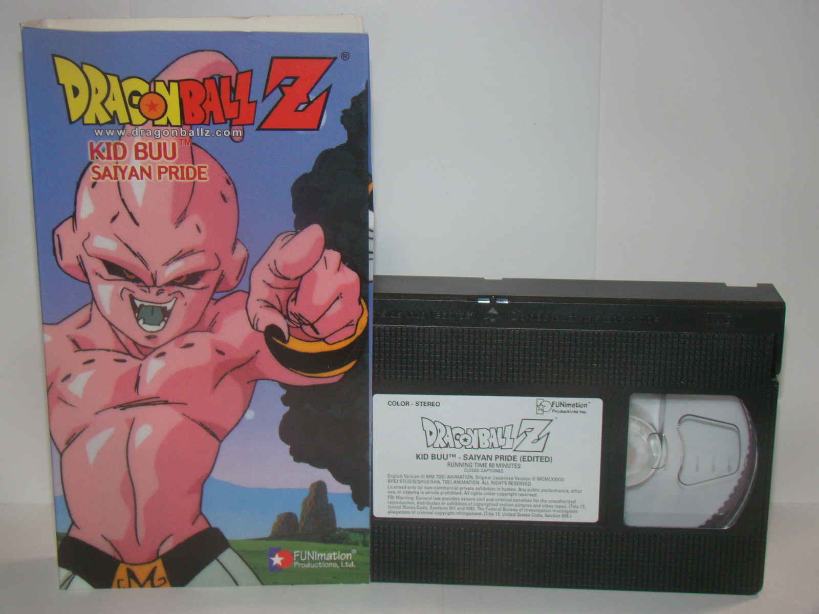 DRAGON BALL Z - KID BUU - SAIYAN PRIDE (VHS) - $10.00
