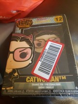 Catwoman #12 Funko Pop Pin Dc Comics Bombshells Jumbo In Box New Large Pin Seale - £11.51 GBP