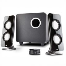 Cyber Acoustics CA-3810 2.1 Multimedia Speaker System with Subwoofer, 80... - $75.84