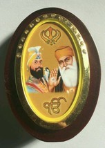 Guru nanak gobind singh ji photos portrait sikh khanda desktop stand gift g5 - $22.58