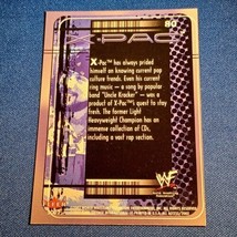 X-Pac 2002 WWE Wrestling Trading Card Raw Wrestler Fleer &quot;Off The Mat&quot; #80 - £3.18 GBP