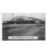Camp Berkley Field House Unposted Vintage Postcard Camp Berkley Texas Photo - £27.65 GBP