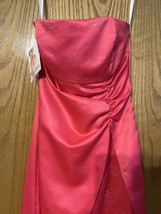 Zum Zum Watermelon Shine Long Strapless Satin Prom/formal/party Dress Size 5 - £27.77 GBP
