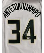 Giannis Antetokounmpo PSA/DNA SIGNED AUTOGRAPHED Milwaukee Bucks Jersey - $15,410.58 MXN