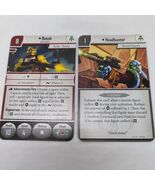 (2) Star Wars Imperial Assault Bossk Villain Pack Cards - $13.78 CAD