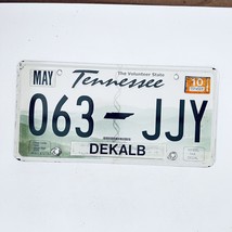 2010 United States Tennessee Dekalb County Passenger License Plate 063 JJY - £14.84 GBP