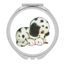 Dalmatian And Ladybug : Gift Compact Mirror Dog Puppy Vintage Retro Pet Animal - £10.38 GBP