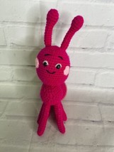 Bumble Nums Ant Super Simple Songs Red Crochet Doll Toy Handmade Amigurumi - £40.94 GBP