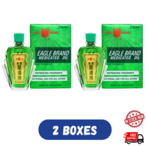 2 X Eagle Brand Medicated Oil 24ml External Analgesic Pain Relief - $36.59
