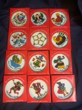 Vtg Twelve Days of Christmas Trim a Tree Full Set With Boxes Christmas - £27.59 GBP