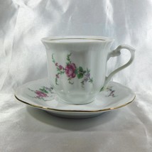 Walbrzych WLB41 Demitasse Teacup and Saucer # 21756 - £12.53 GBP