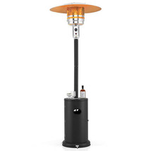50000 BTU Propane Patio Heater with Round Table Design-Black - Color: Black - $4,218.29 MXN