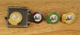 Vintage Lot Jewelry Service Lapel Pins Elks Club Virginia Ba Instinctive - £21.43 GBP