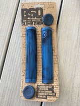 BSD Dan Paley Slims Grips - Ocean Swirl | Krayton Rubber, Bar Ends Included - $12.16