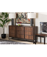 Adrina Multicolor Walnut Brown and Gray Gradient 2-Door Dining Room Side... - $9,111.72 MXN