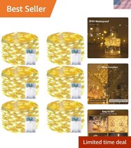 Ultra-Bright 6-Pack Fairy Lights - Waterproof 50 LED String for Any Occa... - $39.00