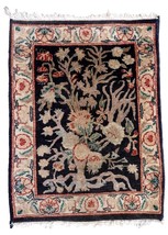 Handmade vintage Oriental rug 1.5&#39; x 2&#39; (48cm x 64cm) 1970s - 1C971 - $817.63